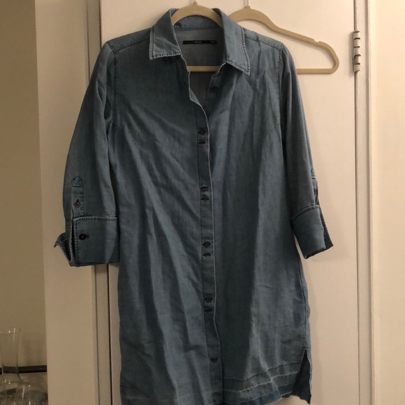 J Brand Dresses & Skirts - J Brand Bacall Released Hem Shirtdress